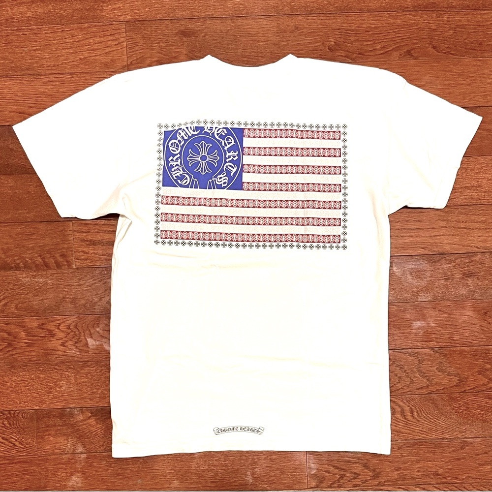 Chrome Hearts American Flag Dagger T-shirt